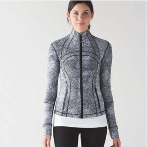 Lululemon Define Jacket Luon Spray Jacquard White Black 4